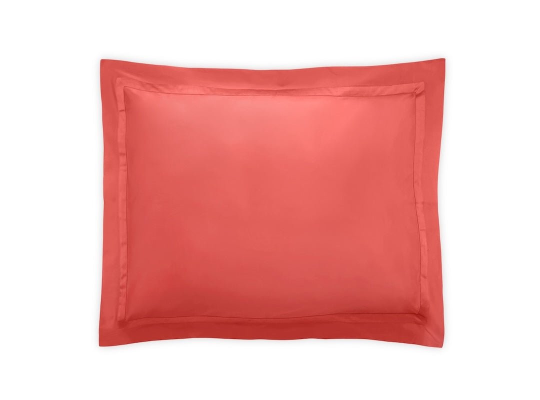 Matouk Nocturne Sateen Bedding in Coral