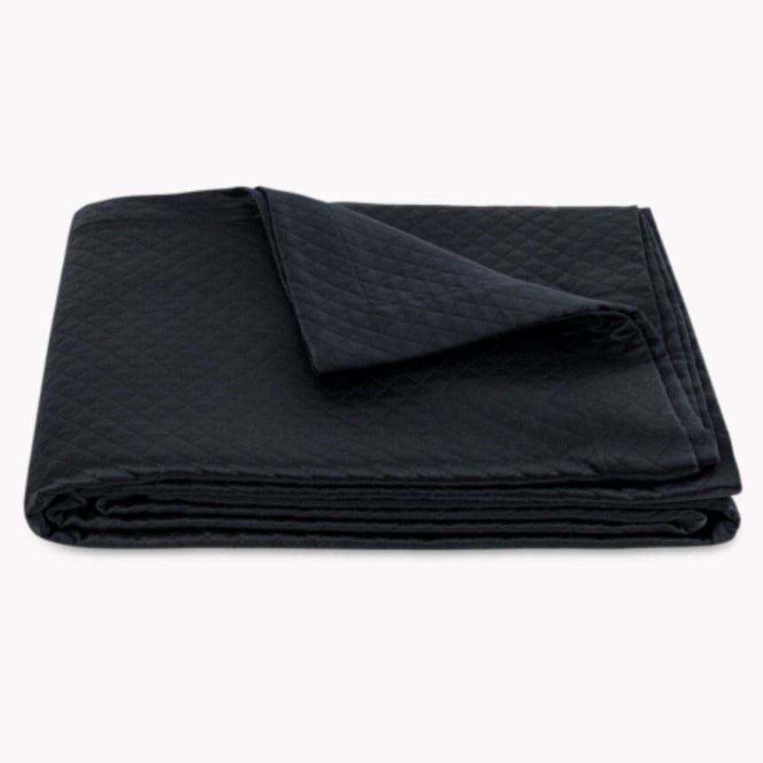 Petra Black Matelasse Coverlets by Matouk