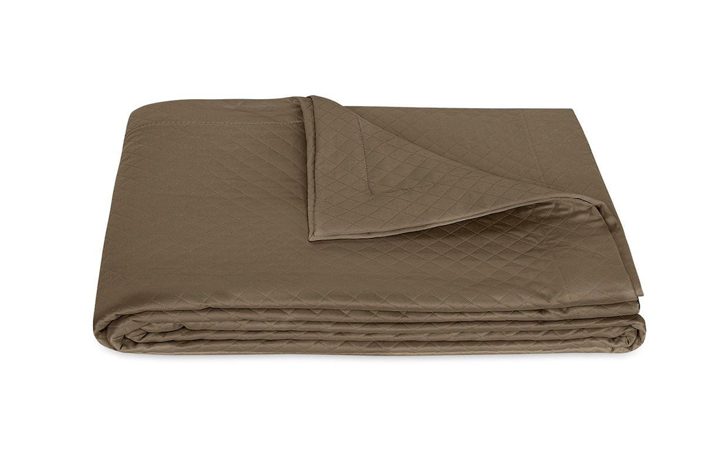 Petra Mocha Matelasse Coverlets by Matouk