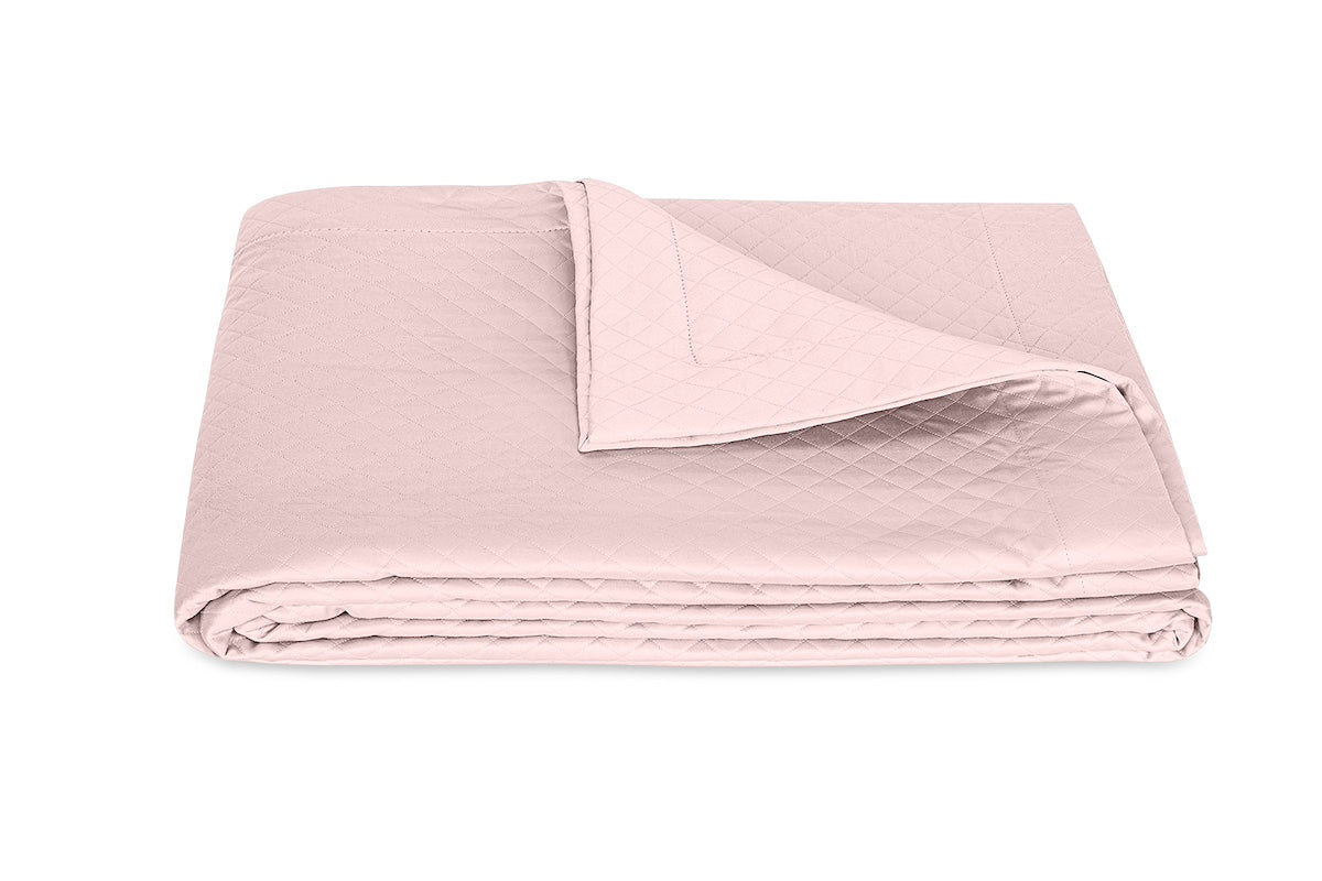 Petra Pink Matelasse Coverlets by Matouk