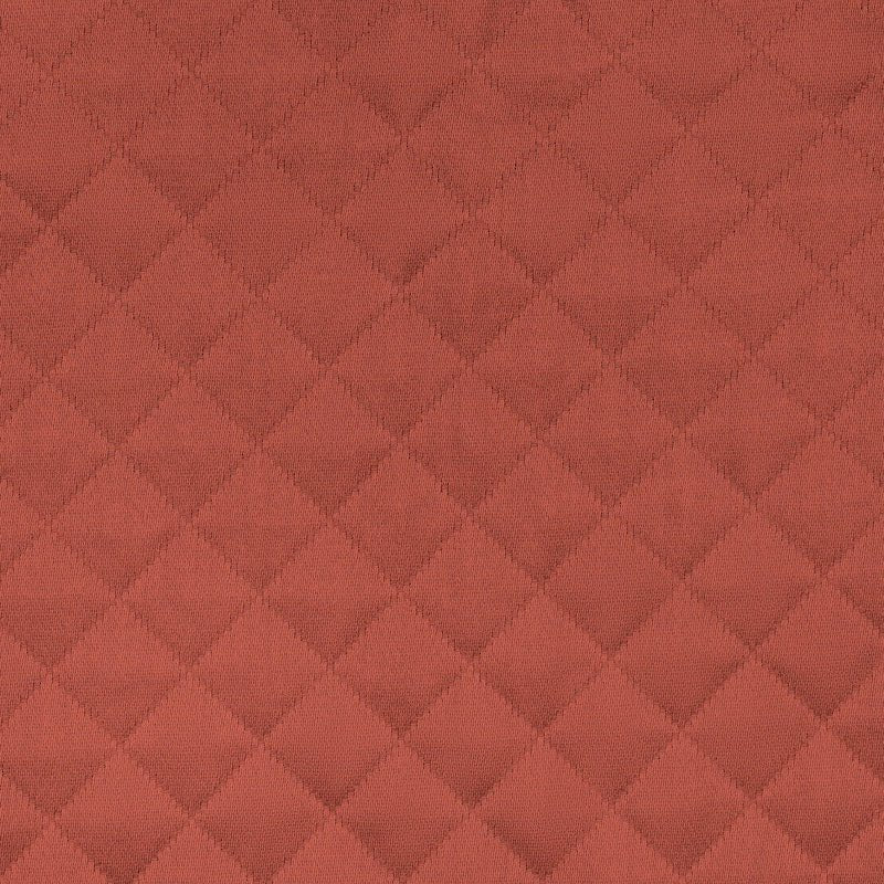 Petra Deep Coral Matelasse Coverlets by Matouk