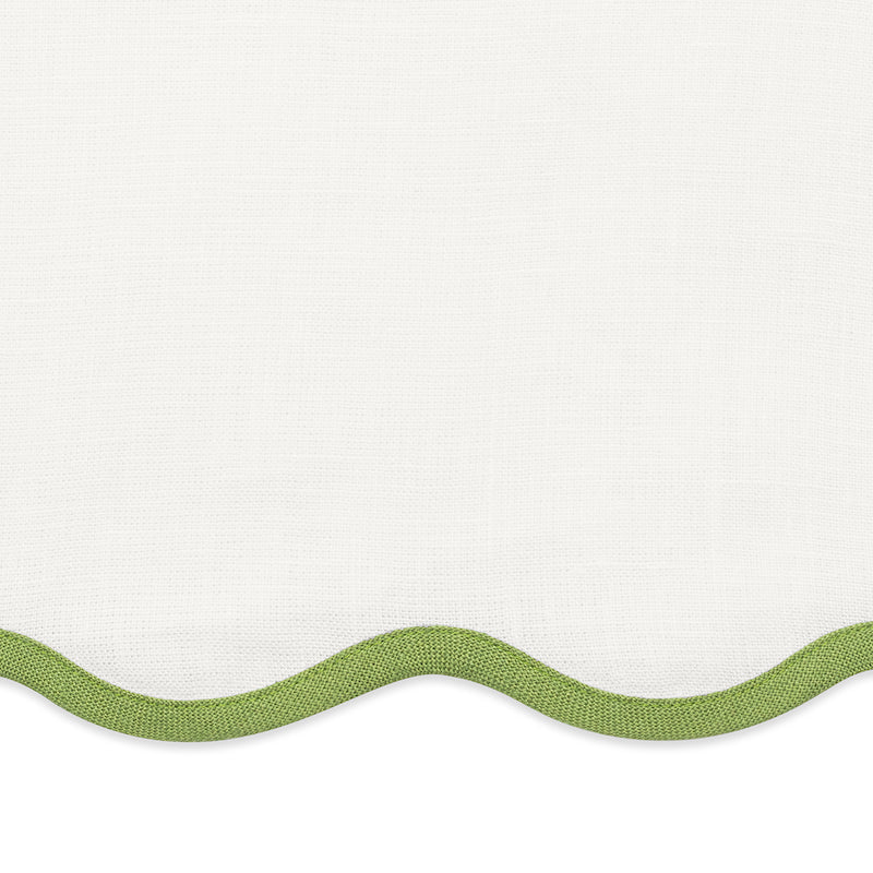Scallop Edge Oval Placemats by Matouk