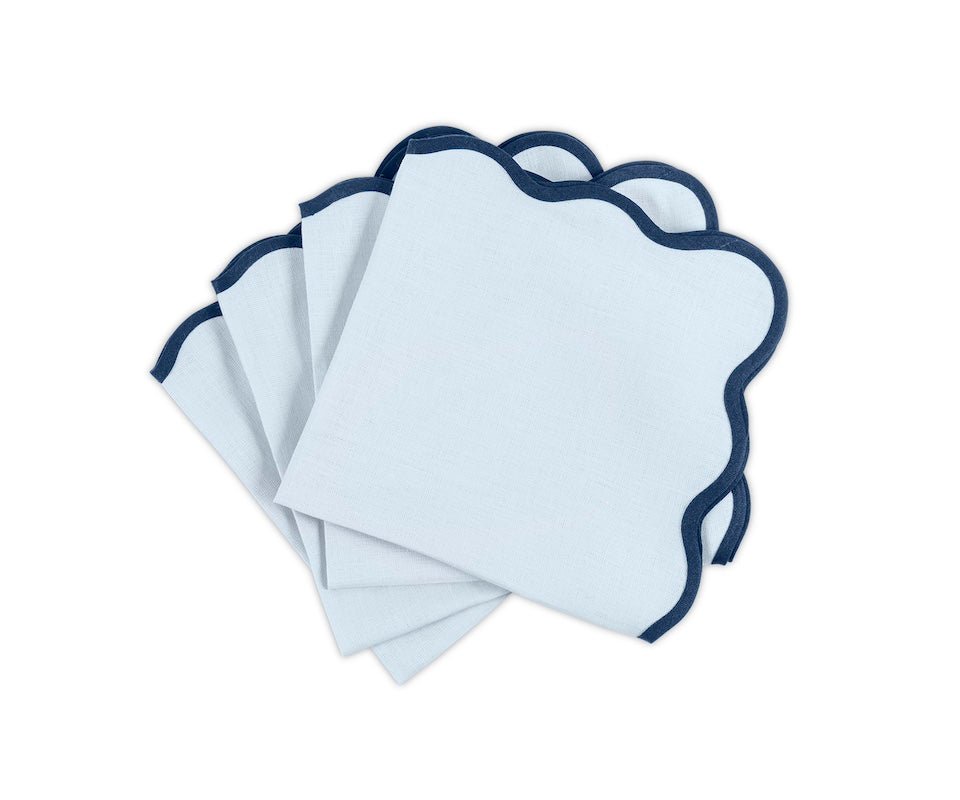Casual Couture Scallop Edge Napkins by Matouk