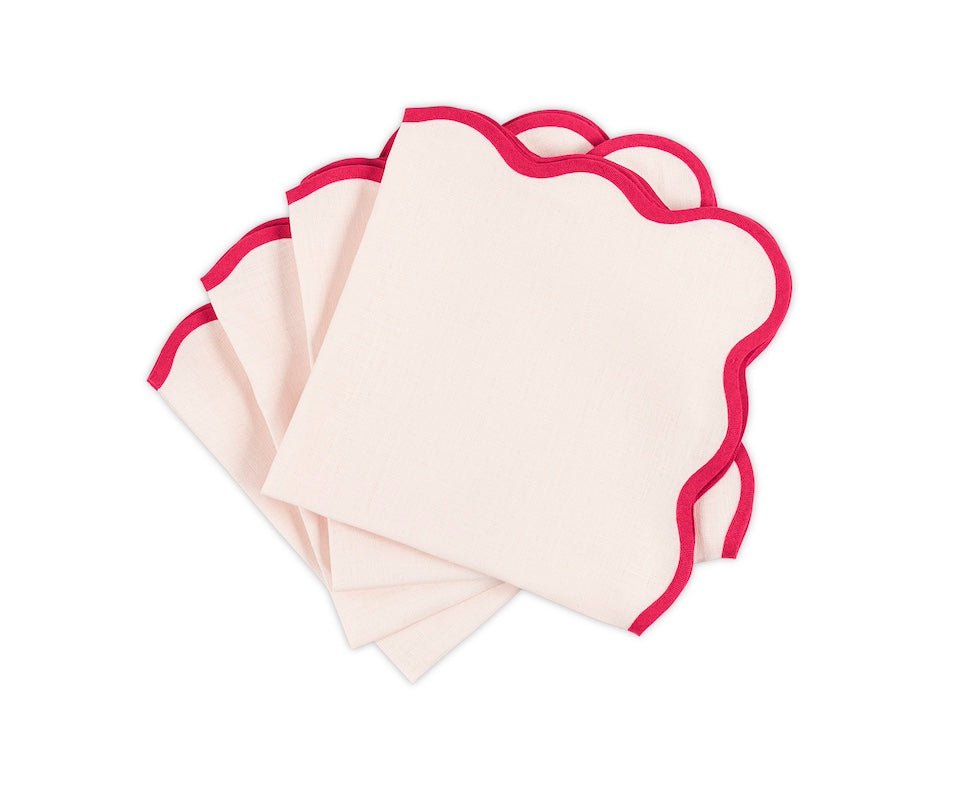 Casual Couture Scallop Edge Napkins by Matouk