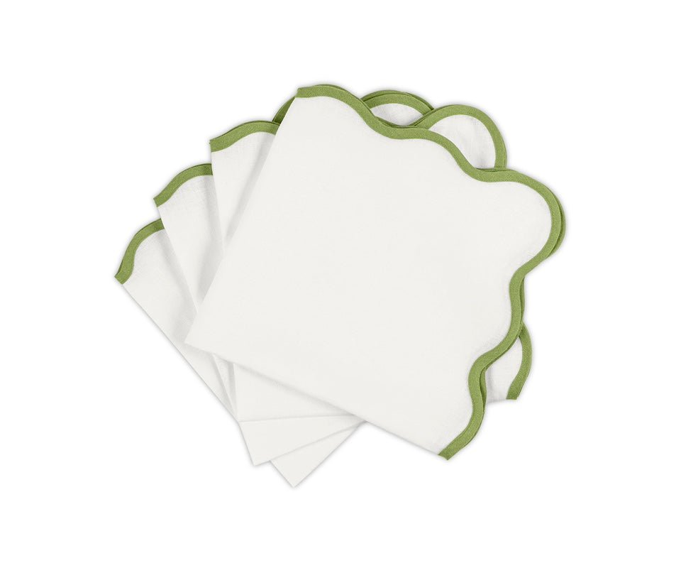 Casual Couture Scallop Edge Napkins by Matouk