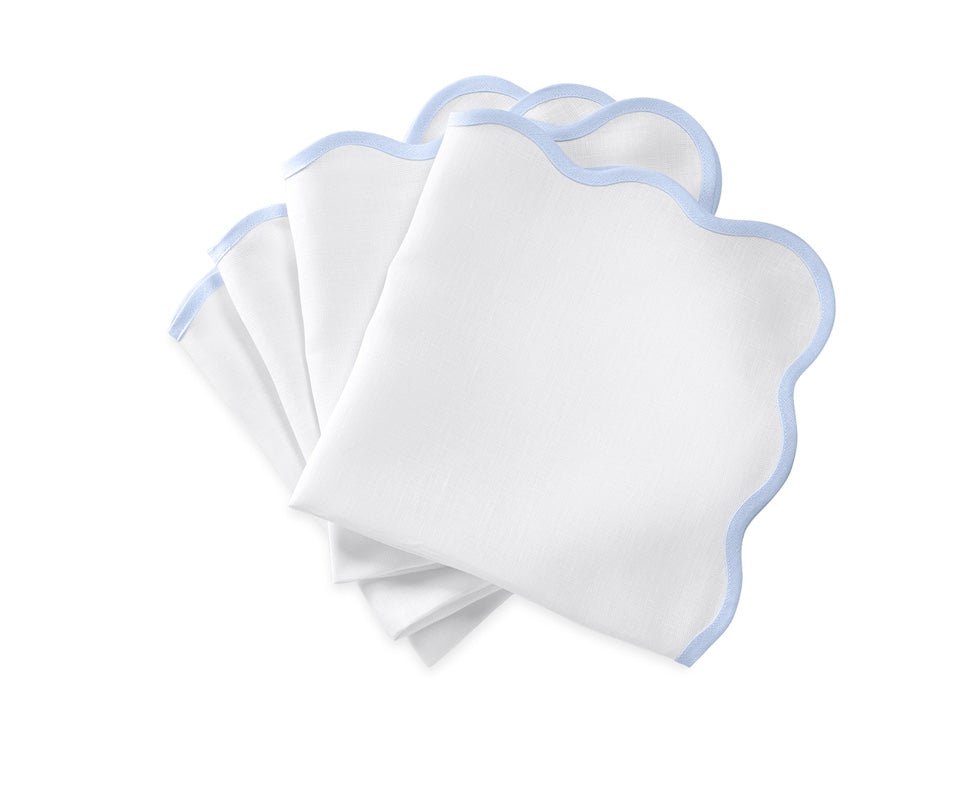 Casual Couture Scallop Edge Napkins by Matouk