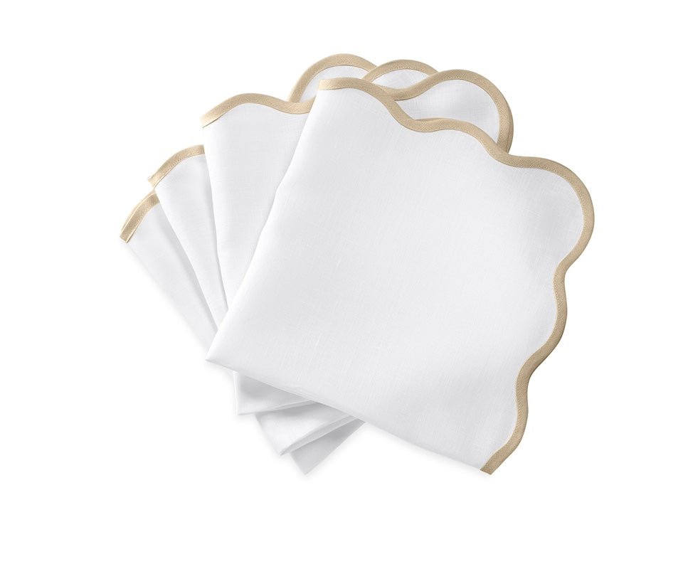 Casual Couture Scallop Edge Napkins by Matouk