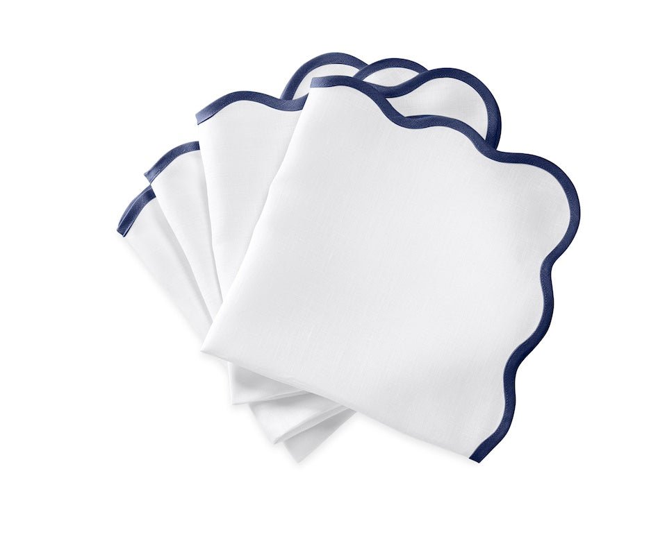 Casual Couture Scallop Edge Napkins by Matouk