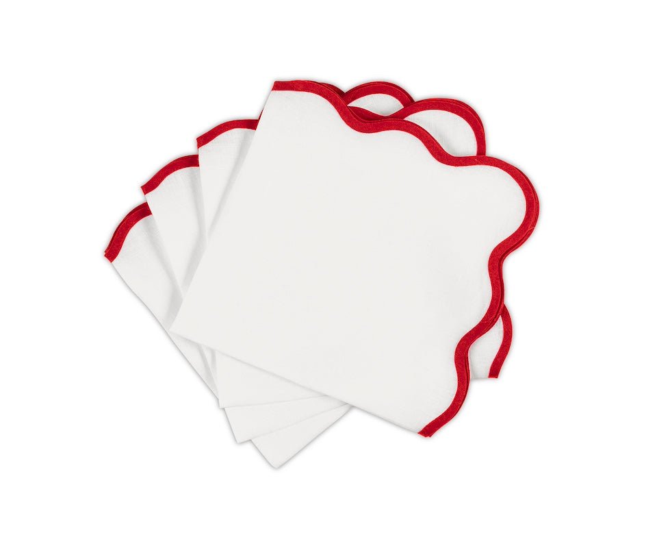 Casual Couture Scallop Edge Napkins by Matouk