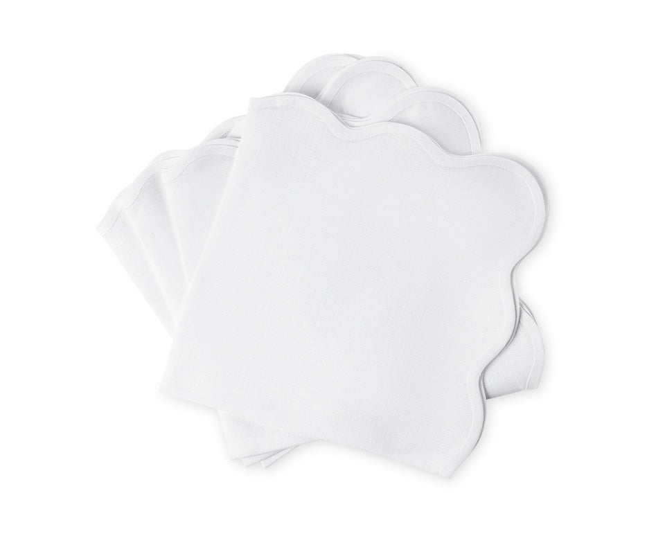 Casual Couture Scallop Edge Napkins by Matouk