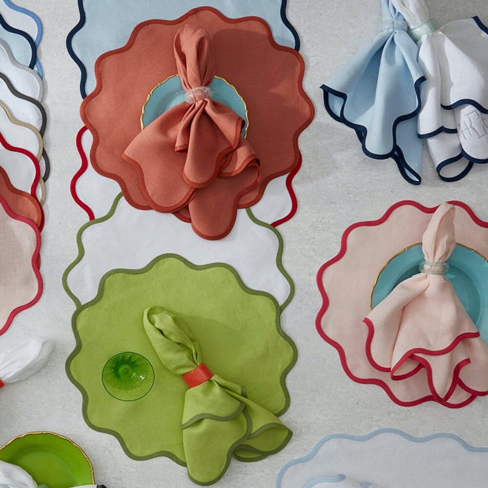Scallop Circle Placemats by Matouk