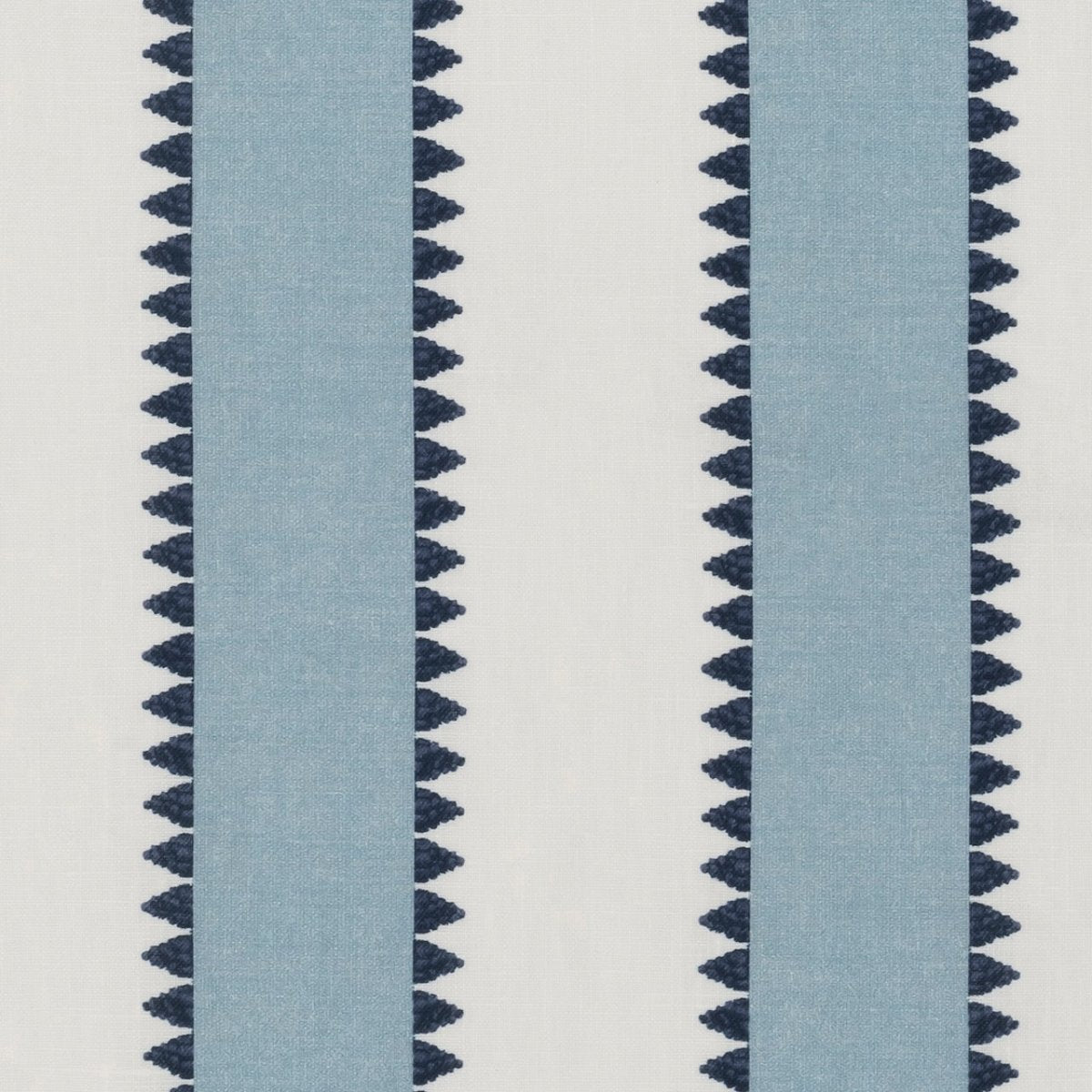 Apollo Stripe Sky Shower Curtain by Matouk Schumacher