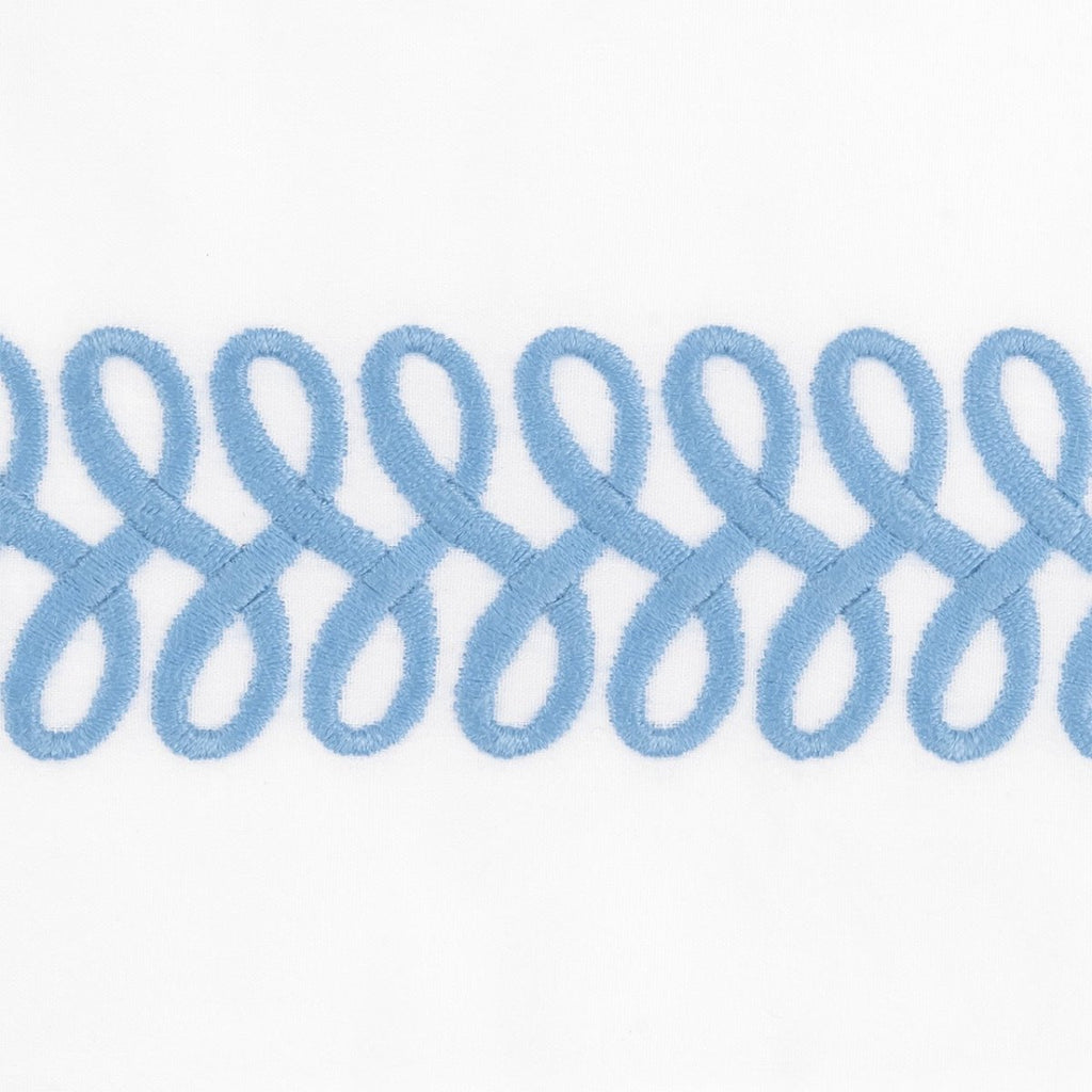 Astor Braid Sky Guest Towels by Matouk Schumacher