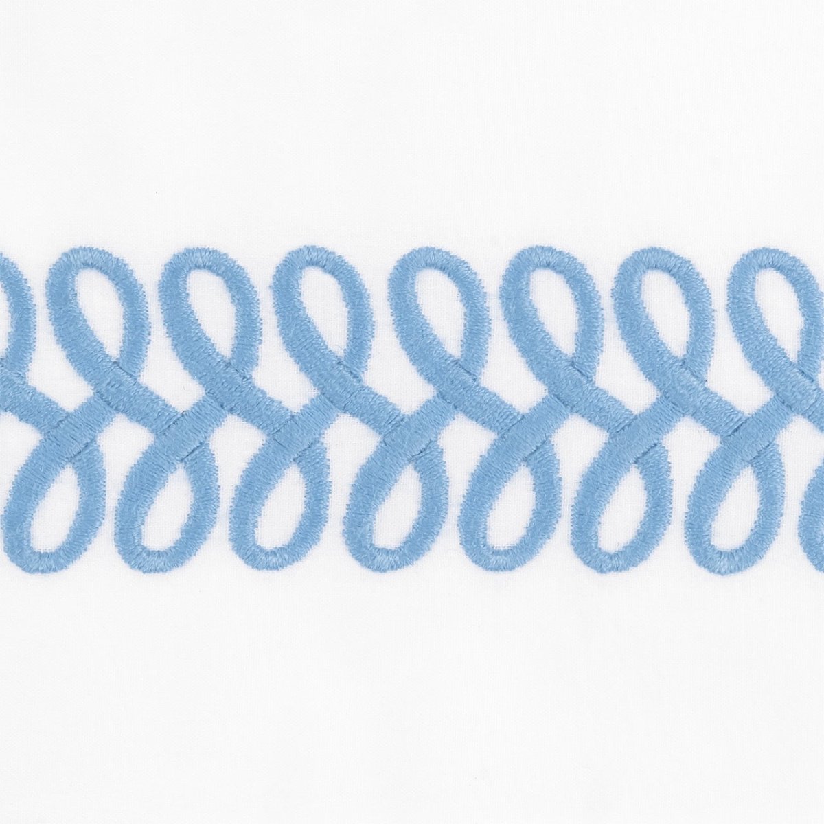 Astor Braid Sky Guest Towels by Matouk Schumacher