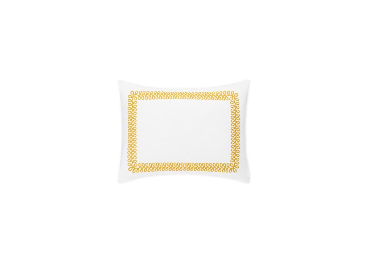 Astor Braid Lemon Bedding Matouk Schumacher