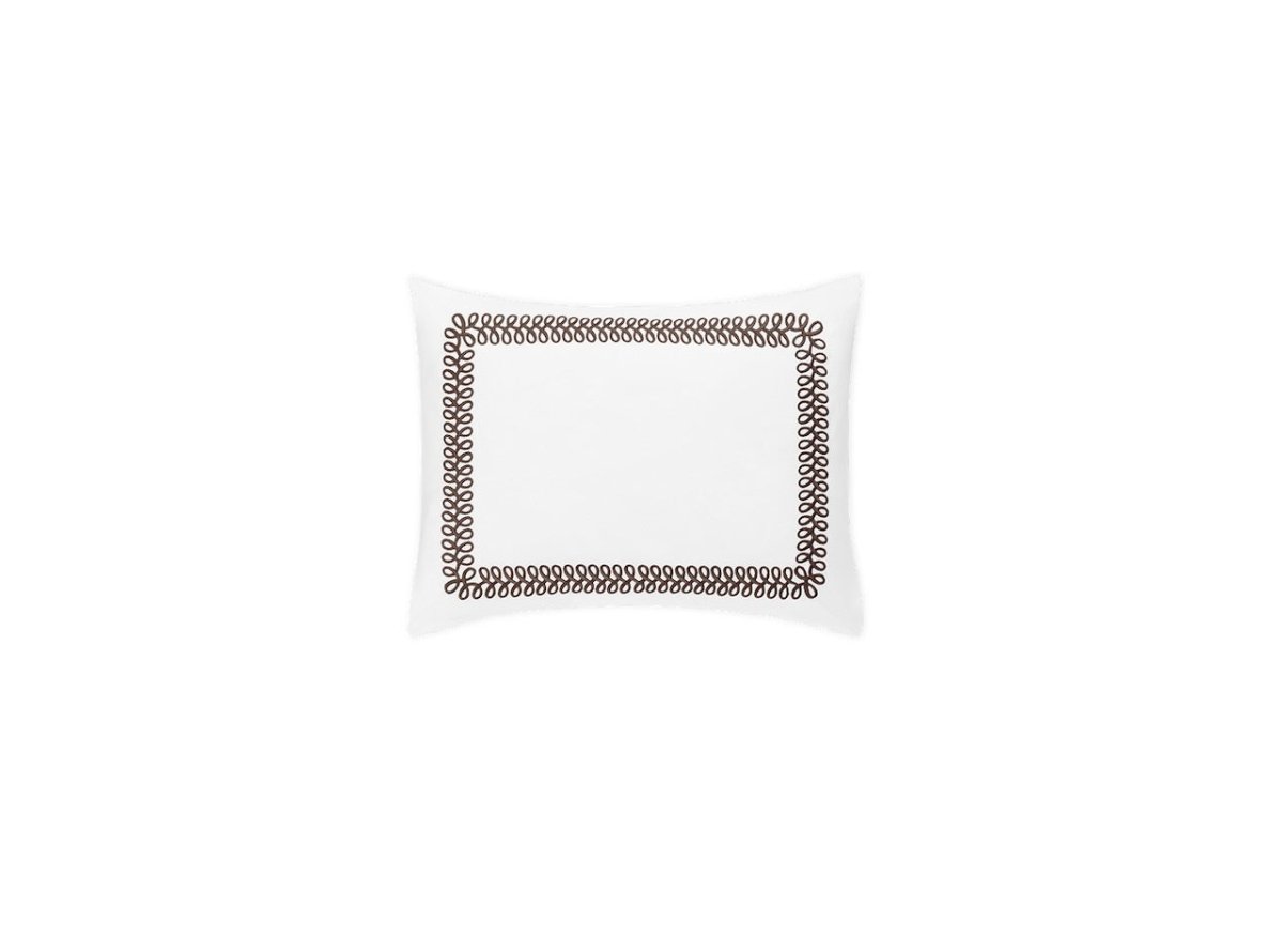 Astor Braid Mocha Bedding Matouk Schumacher