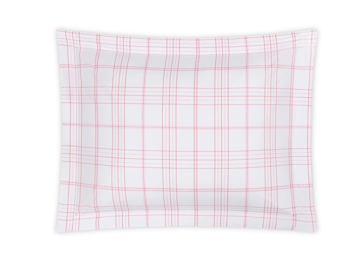 August Plaid Peony Bedding by Matouk | Schumacher