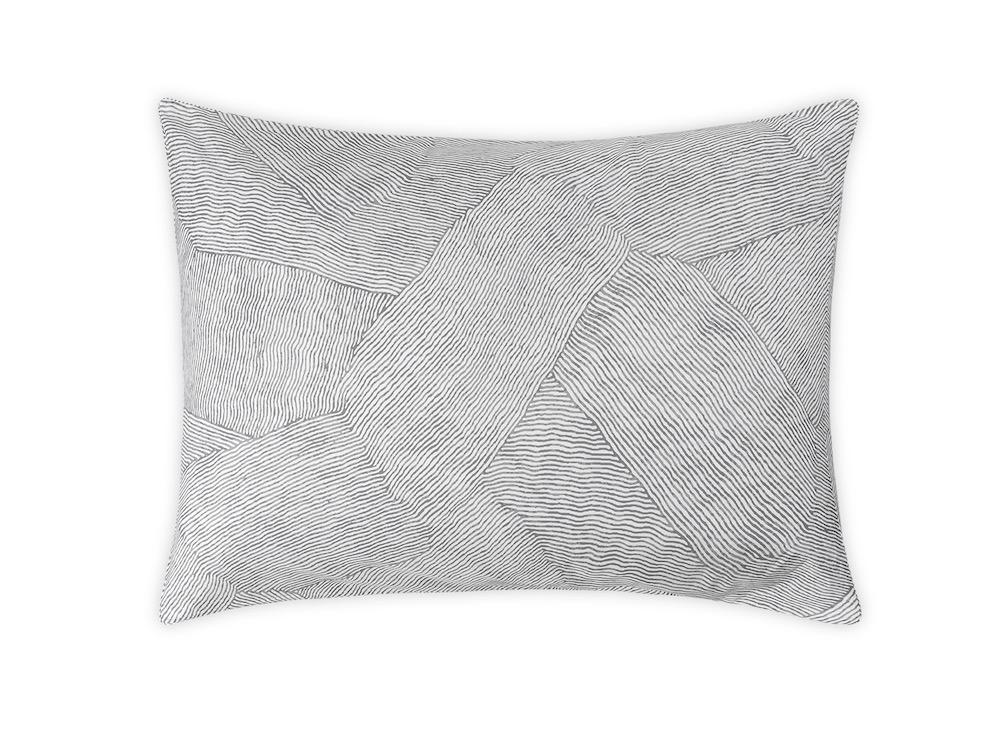 Burnett Nickel Euro Square Sham by Matouk | Schumacher