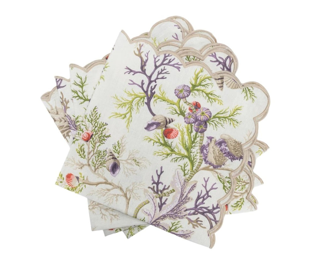 Del Tesoro Sea Orchid Napkins by Matouk Schumacher