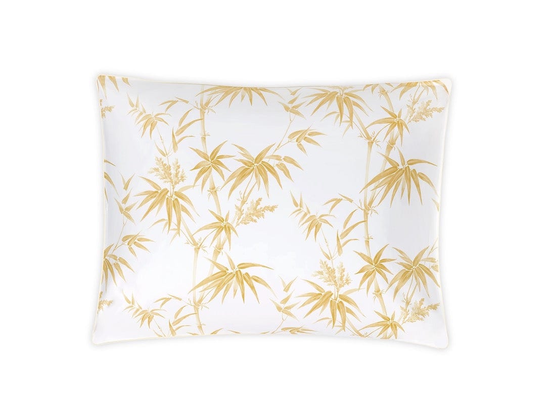 Dominique Lemon Yellow Bedding by Matouk | Schumacher