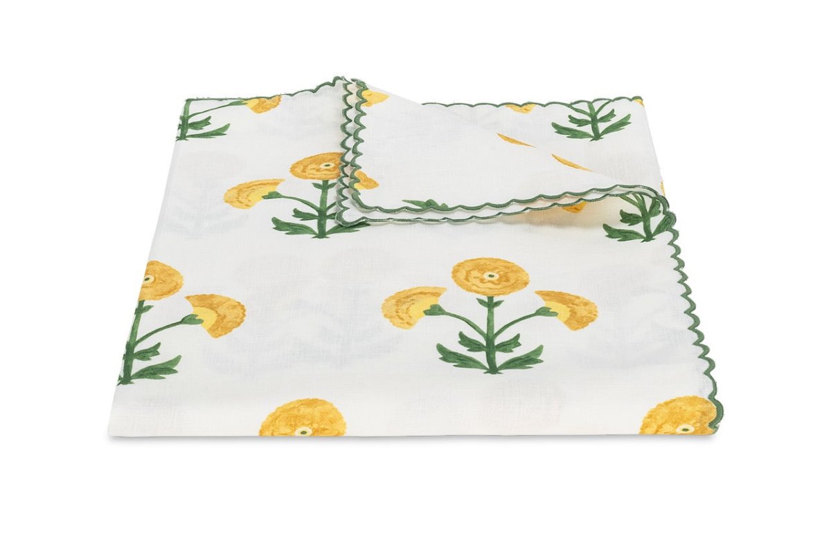 Gisele Marigold Table Linens by Matouk Schumacher