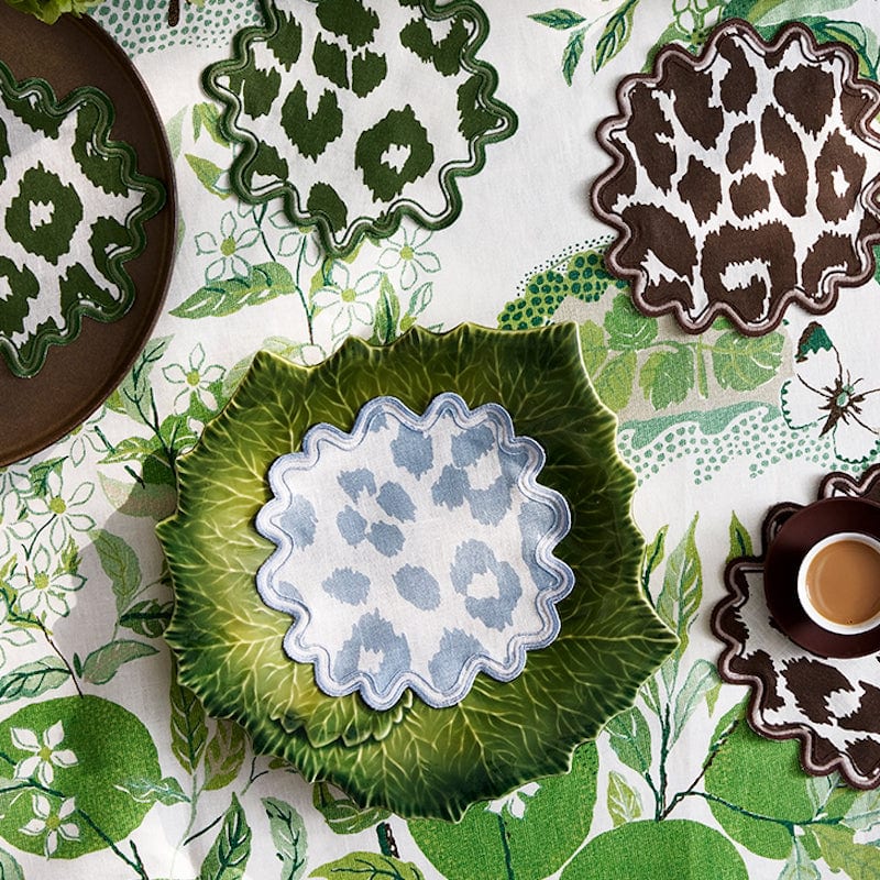 Iconic Leopard Cocktail Napkins by Matouk | Schumacher