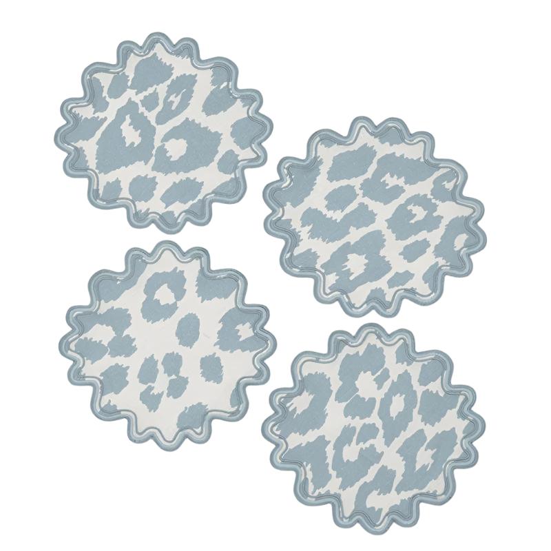 Iconic Leopard Cocktail Napkins by Matouk | Schumacher