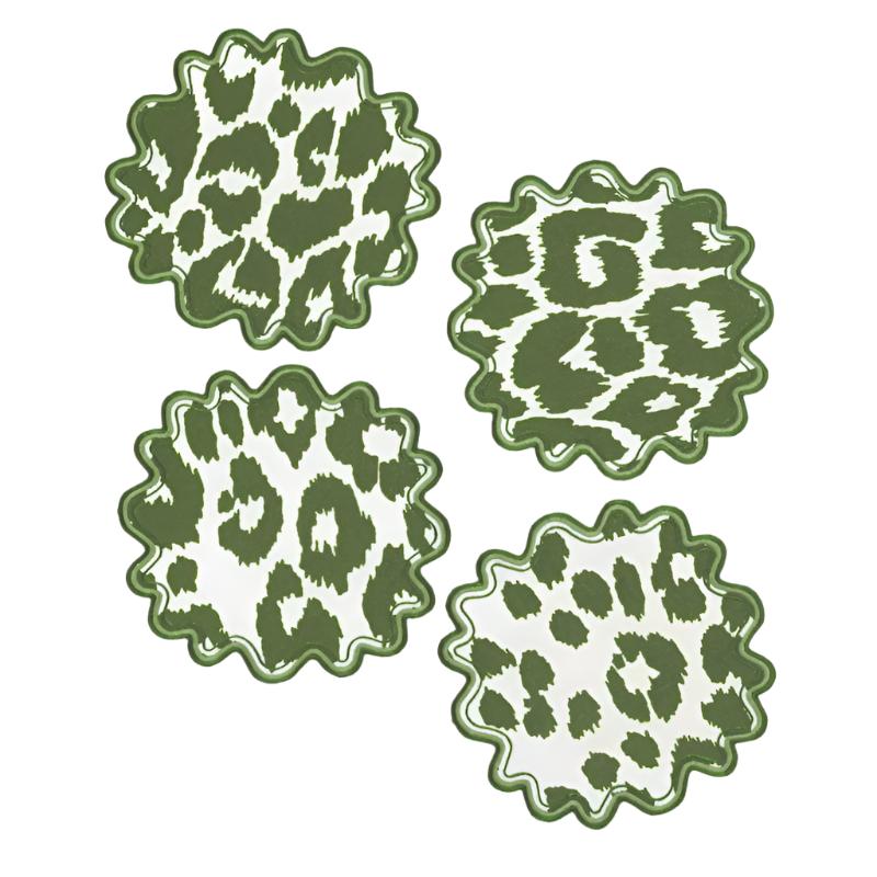 Iconic Leopard Cocktail Napkins by Matouk | Schumacher