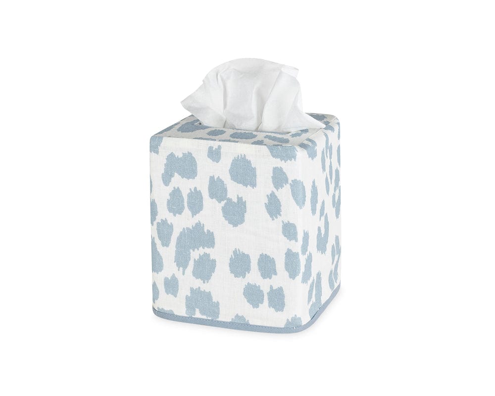 Iconic Leopard Tissue Box Covers by Matouk Schumacher