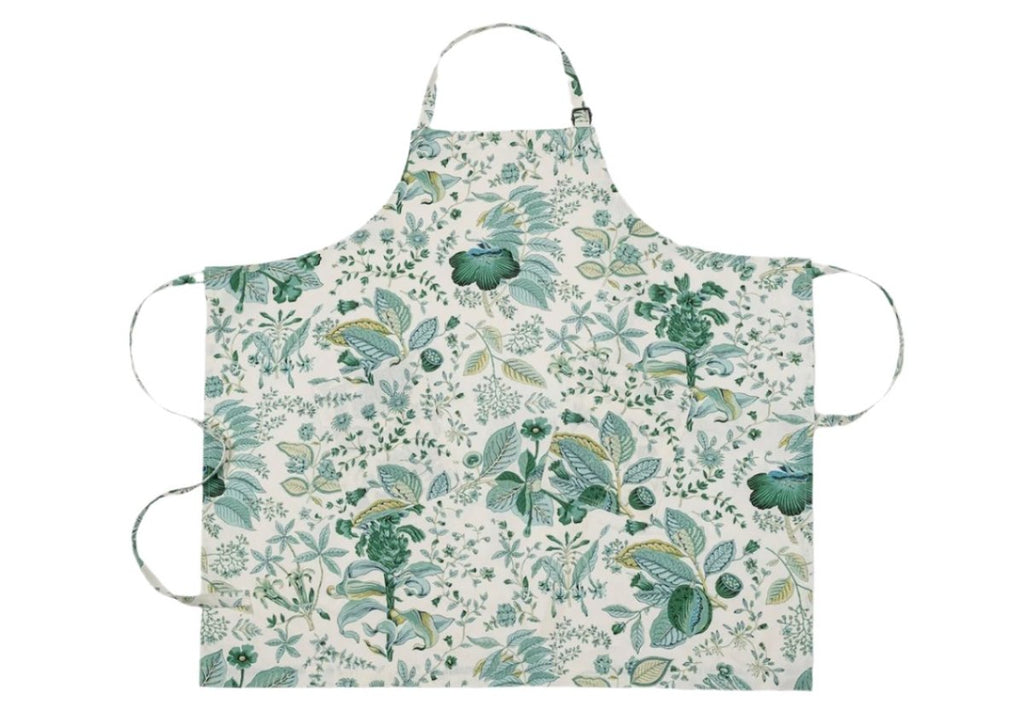 Pomegranate Emerald Apron by Matouk Schumacher