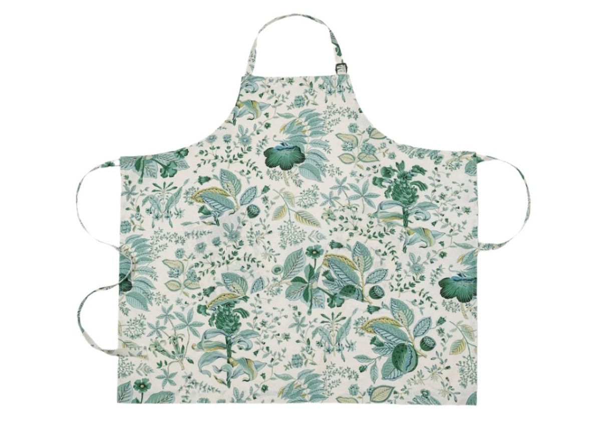 Pomegranate Emerald Apron by Matouk Schumacher