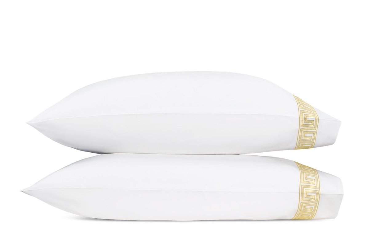 Ophelia Lemon Bedding by Matouk Schumacher