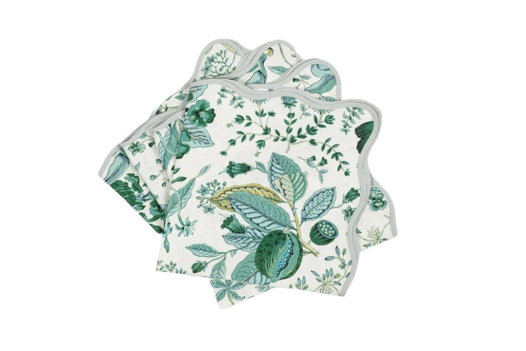 Pomegranate Emerald Green Napkins by Matouk Schumacher
