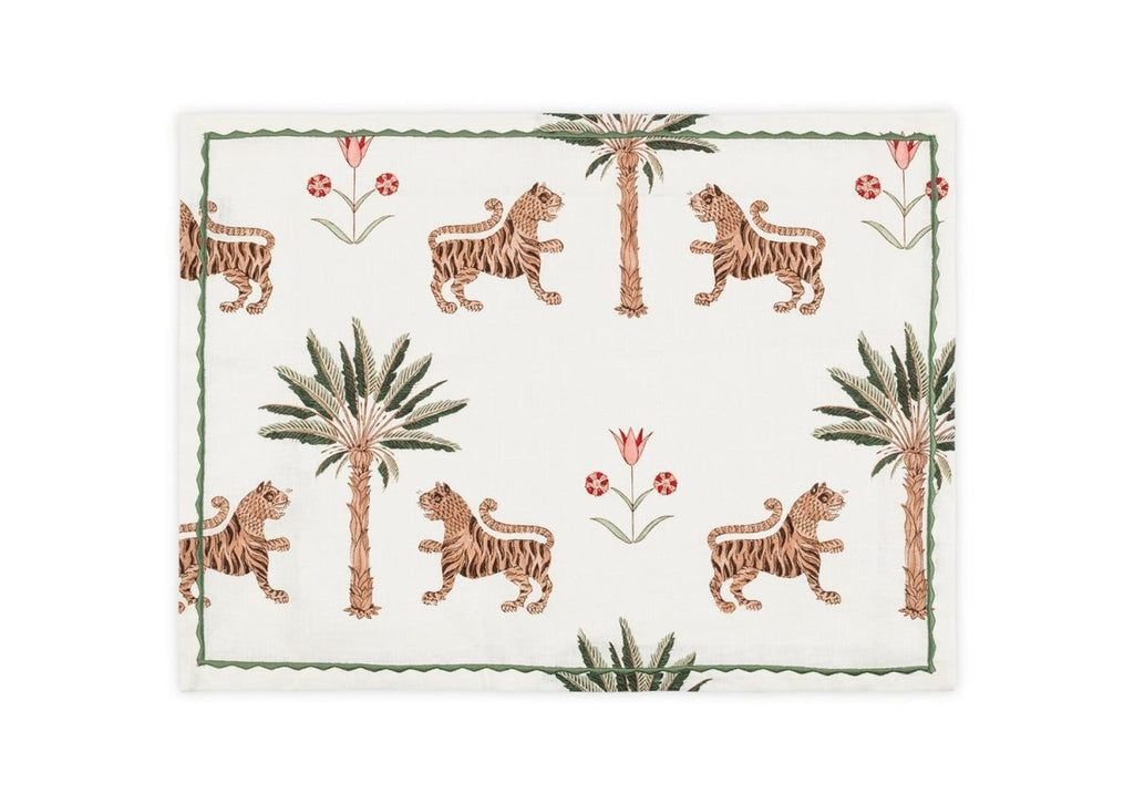 Tiger Palm Placemats by Matouk Schumacher