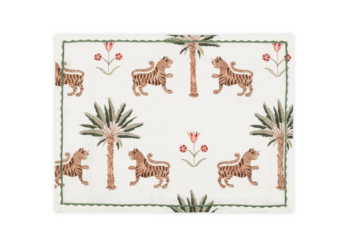 Tiger Palm Placemats by Matouk Schumacher