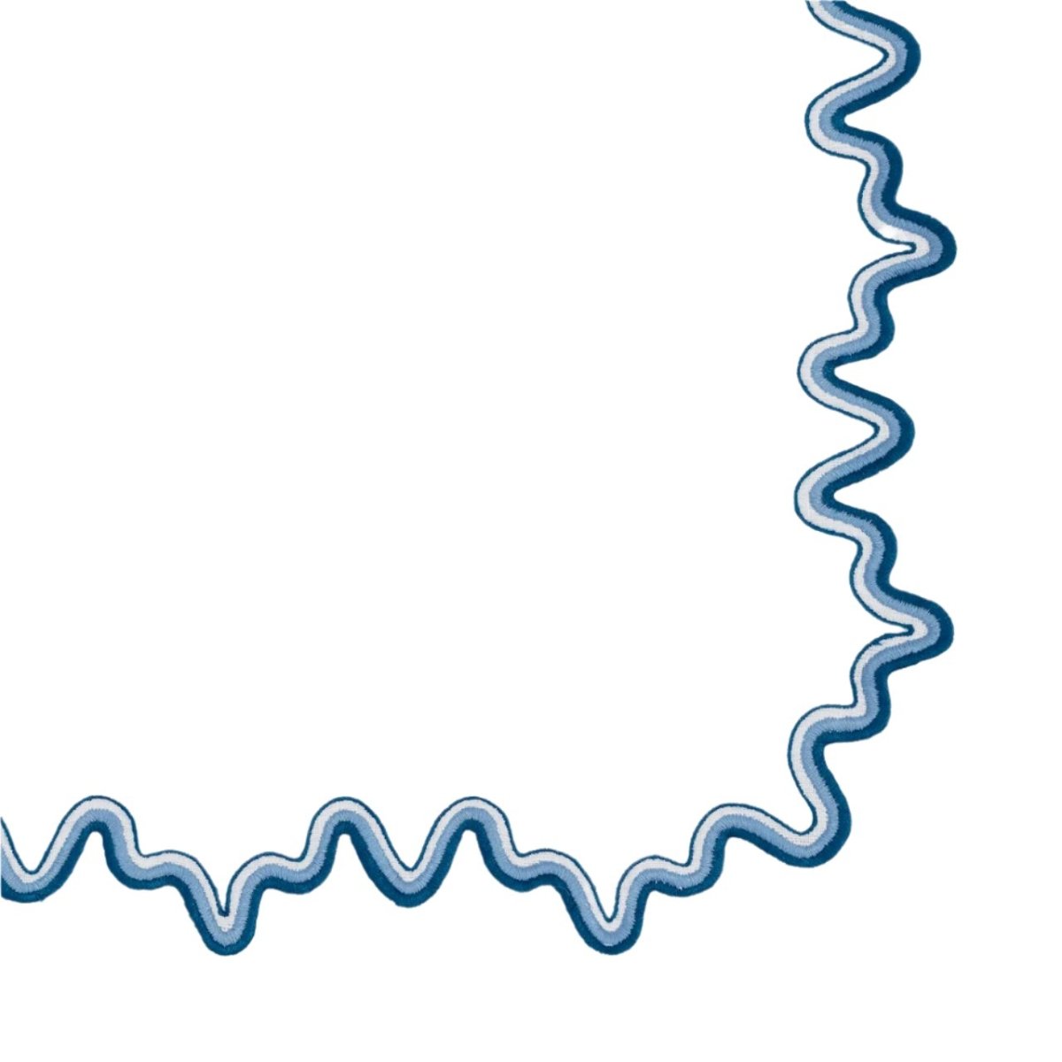 Wave Guest Towels in Aquarius by Matouk