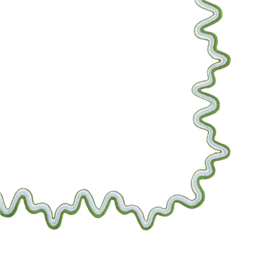 Wave Guest Towels in Santorini by Matouk