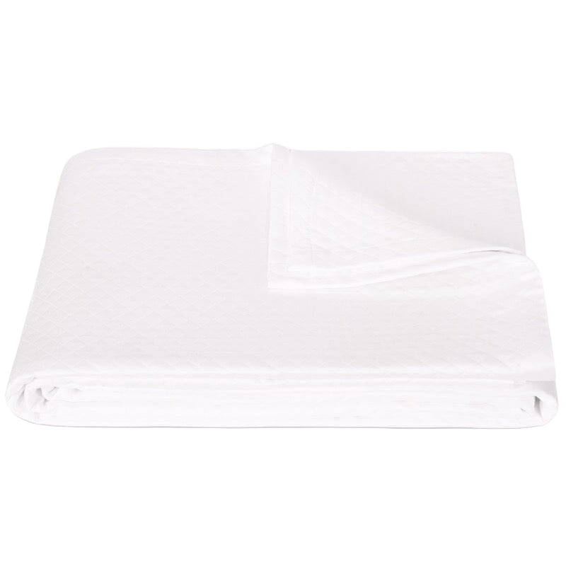 Petra White Matelasse Coverlets by Matouk