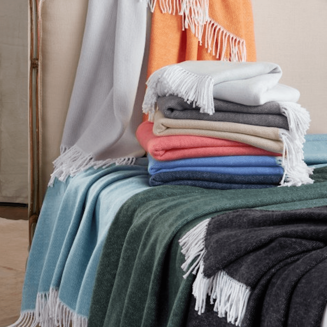 Pezzo Cotton Throws by Matouk