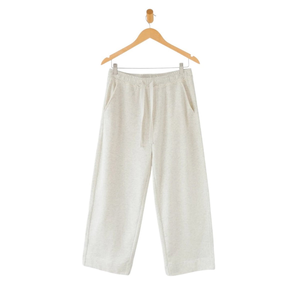 Frenchie Wide Leg Pant in Ash Heather by Mersea