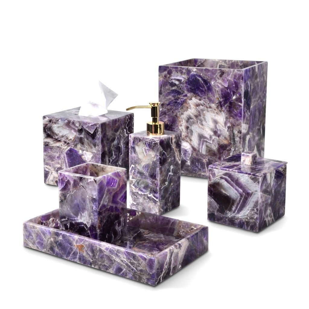 Taj Amethyst Bath Accessories by Mike + Ally