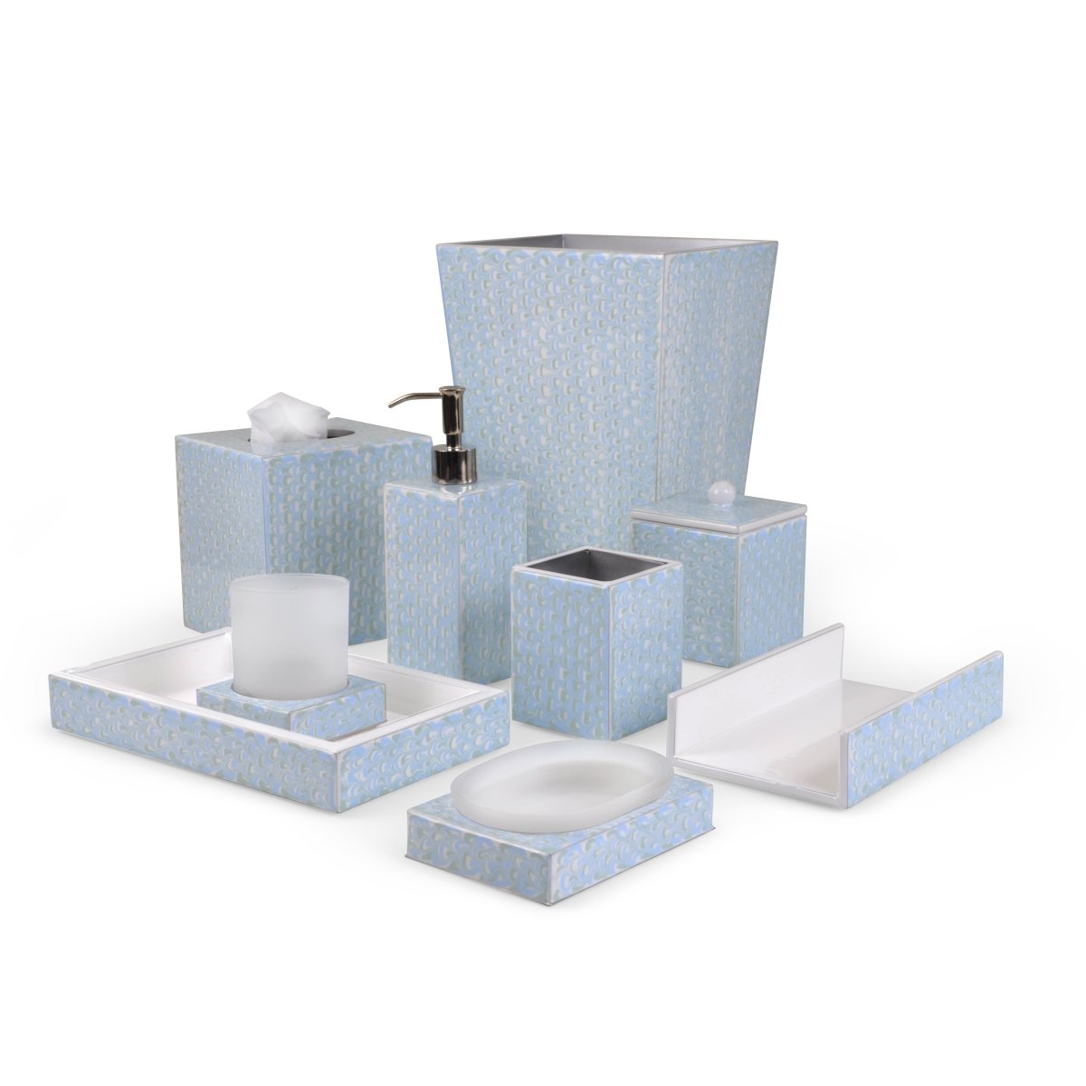 Atlantic Venetian Pattern Bath Accessories by Mike + Ally