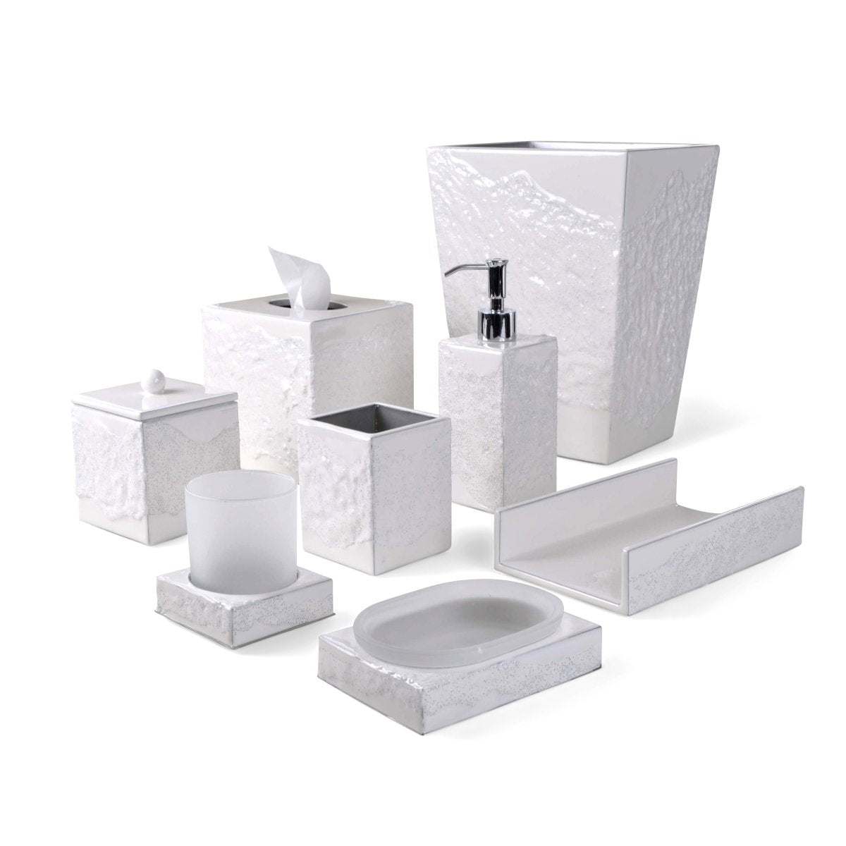 Brut Tactile Surface Bath Accessories by Mike + Ally