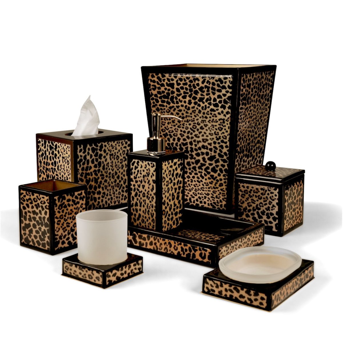 Congo Animal Print Bath Accessories by Mike + Ally