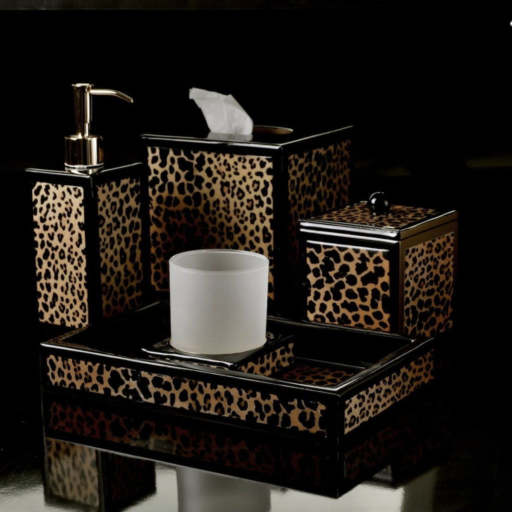 Congo Animal Print Bath Accessories by Mike + Ally