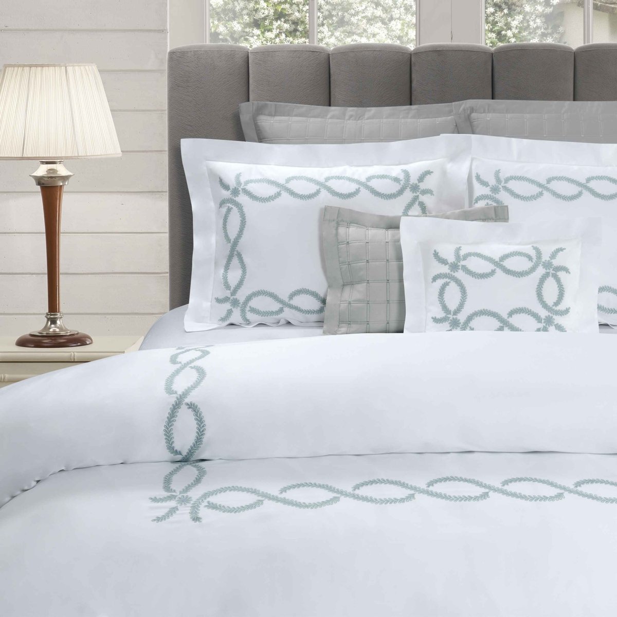 Mirea Embroidery Bedding by Dea Linens