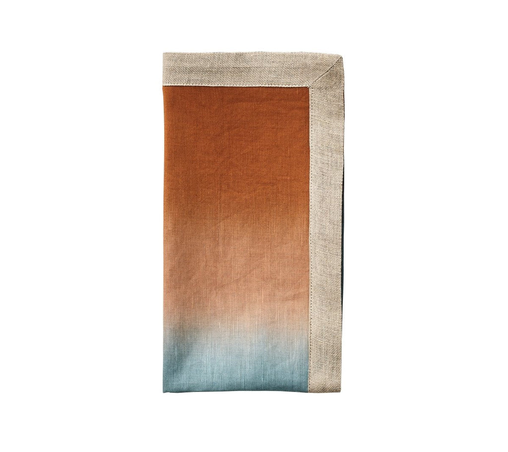 Dip Dye Napkin in Midnight & Copper Set of 4 by Kim Seybert
