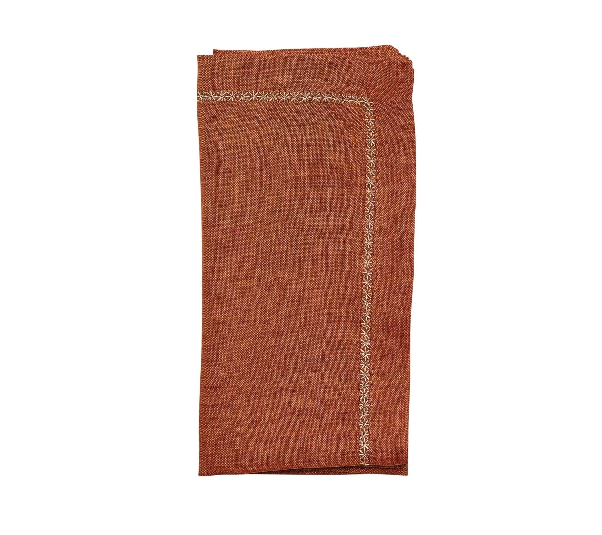 Classic Napkin in Rust Set of 4 by Kim Seybert
