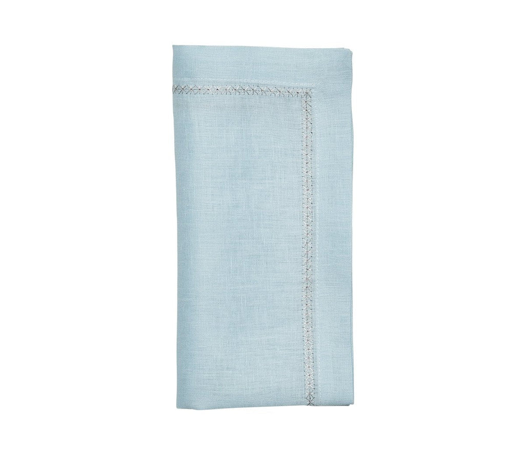 Classic Napkin in Sky Set of 4 by Kim Seybert