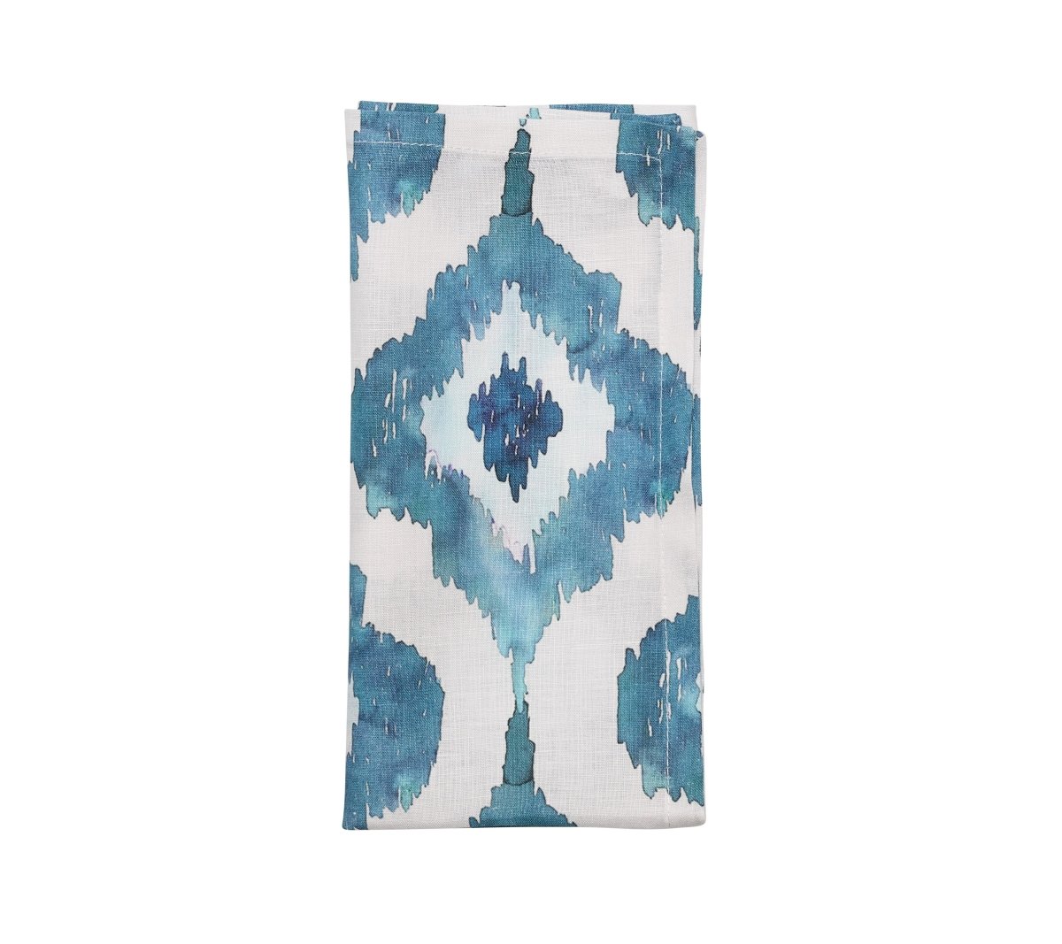 Watercolor Ikat Napkin in Blue Set of 4 by Kim Seybert